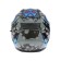 The helmet integral with two visors, size XXL (61), BLD-M67E model, black and blue