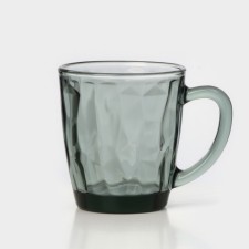 Black Diamond glass mug, 350 ml