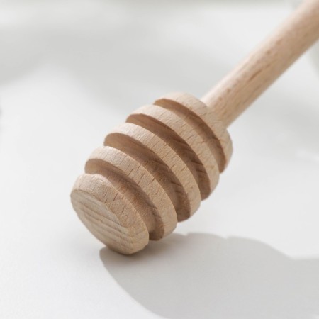 Spoon for honey, 14 cm, beech, in packaging with a suspension-2