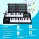 Children's “Profi Musicist” synthesizer, sound effects, microphone included, 61 key