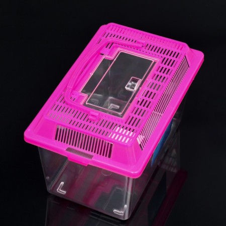 Rectangular carrying, 21.3 x 14 x 14.5 cm, pink-2