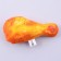 A toy for dogs with a “chicken” squeak from textiles, 13.6 x 8 cm