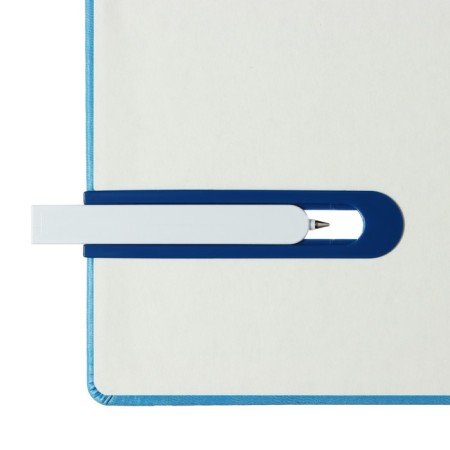 The diary is undathed, PVC cover, A5 format, 140 sheets, cage, elastic band with a handle, mix-5