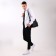 Male bag, black color
