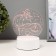 Lamp "Snake in the Hat" Led RGB from the network 13.2x9.5x13.9 cm