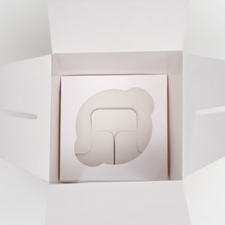 Packaging for one cupcake, craft, 9.2 x 9.2 x 11.1 cm-2