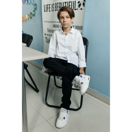 Surchaka is upper for boys, height 110-116 cm, white color-8