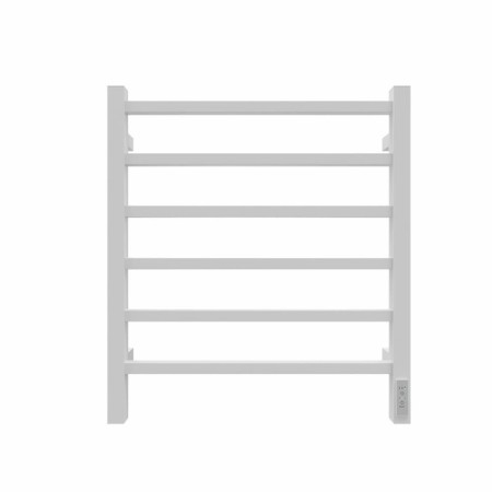 Electric towel Grois ALEX, 500x600 mm, 6 crossbars, lower, white
