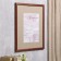 Photo frame pine c24 brown 35x45 cm (plastic screen)