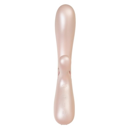 Satiffyer Hot Lover vibrator with clitoral stimulant, silver color-6
