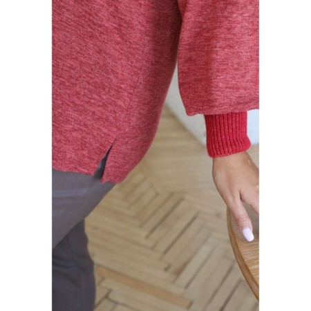 Female pulver, size 54, red color-5