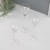 Glass Glass Set 3 pcs "Tet-a-tet" height 26cm, 23 cm, 20 cm