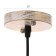 Lamp Bayerlux 88316/1 E27 40W White with a gold patina 34x34x26-126 cm