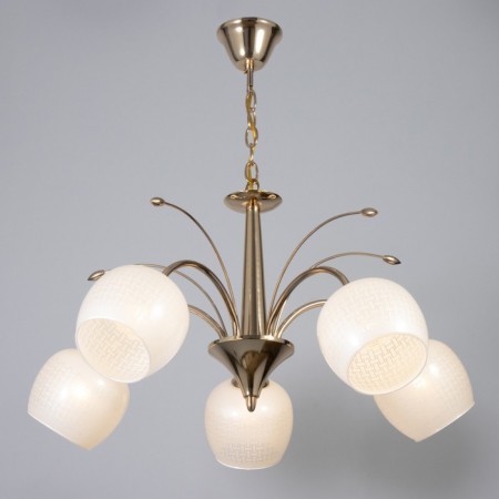 Sonata chandelier 5he27 40W gold 65x65x33-54 Bayerlux-1