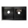 Kitchen sink Aflorn AF97843B-D, Sredal, Double, S = 3.0 and 0.8 mm, 78x43x22cm, Siphon, Graphite