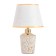 Table lamp "Irene" 1x40W E14 white/gold 22x22x36cm