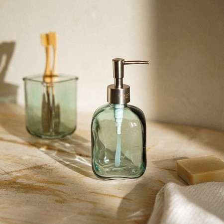 Sl Home soap dispenser, glass, 8 × 8 × 18 cm-6