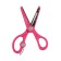 Children's Chancellery scissors 13.5 cm BrunovisConti Ergocut, return mechanism, safe blades, pink