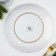 Ceramic plate "New Year's fairy tale" red, 22.5 cm, white color