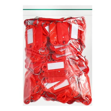 A set of key keycels, 100 pieces, 53 mm, red color-5