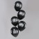 Latex ball 12 "You can throw out", pastel, set of 15 pcs., Black color