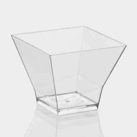 Plastic disposable form for bundles "Pagoda", 90 ml, 6.2 × 6.2 cm, the color is transparent-5