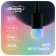 LED LEAZON LIGHTING "SHAR", G45, E27, 1.5 W, for BelT-LITA, RGB