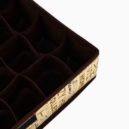 Organizer for storage 24 cells with a lid "House", 34 x 28 x 10 cm-4