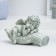 Figure "Angel in the palm of his hand sleeps" aged, 16x10x8cm