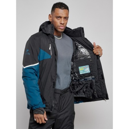 Male winter ski costume, size 48, black color-13