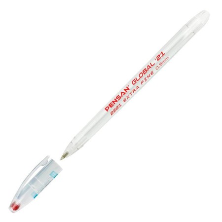 Ballpoint Pensan Pensan Global-21, node 0.5 mm, red ink red-3