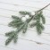 Decor "Winter Dreams" a twig with white balls, 50 cm