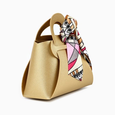 Gift handbag "Golden", 12 x 13 x 5.5 cm-1