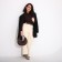 L-Craft Baget Baget with a zipper, brown color