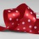 Satin tape "Golshek", 40 mm × 23 ± 1 m, color red No. 026