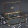 Organizer for storage "Mountains", with a lid, glass, with a mirror -bottom, 1 section, 17 × 10.5 × 7 cm, the color is transparent/copper