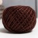 Yarn 100% juts "Softino Jute Colored" 50m ± 2m chocolate 50 g
