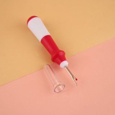 A torn with a rubberized handle, 12.5 cm, color mix-1