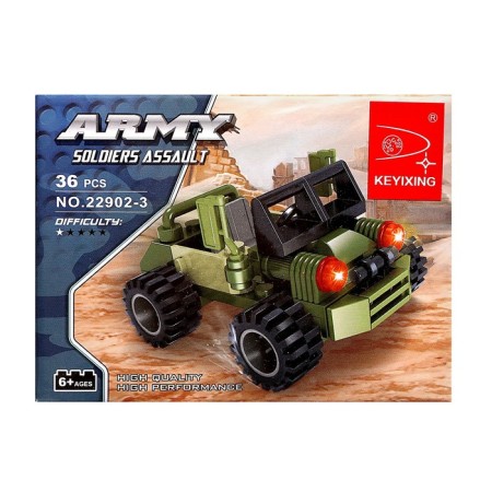 Designer Army "Assault jeep", 36 parts-4