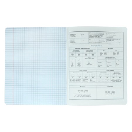 A notebook “Bright details”, 48 sheets in the “English language” cage, covered cardboard, selective twin-lak, UV-lak, OFSET block-4