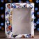 Gift box, lid is, with the window "New Year's Post", 18 x 15 x 5 cm, 1 pc.