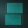 Mat for cutting, three -layer, 45 × 30 cm, a3, green color