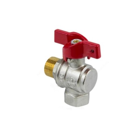 Ball the ball Aquasfera Euro 1009-01, 1/2 ", PN 40, inner/outer thread, corner, butterfly-1
