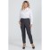 Female trousers, size 58, dark gray color