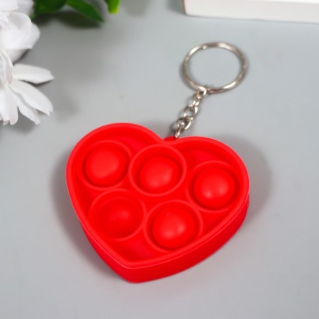 Trick Rubber Antistress (endless pimpa) "Heart" mix 5x5.7x1.3 cm-2