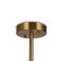 Suspended lamp Freya Fr5216PL-06BS Agora, 450x450x525 mm, E14, 6x60W, brass color
