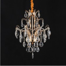 Crystal Crystal Economic light 13001/3FGD+CL, 4x40W, E14, 85x35x35 cm, gold color