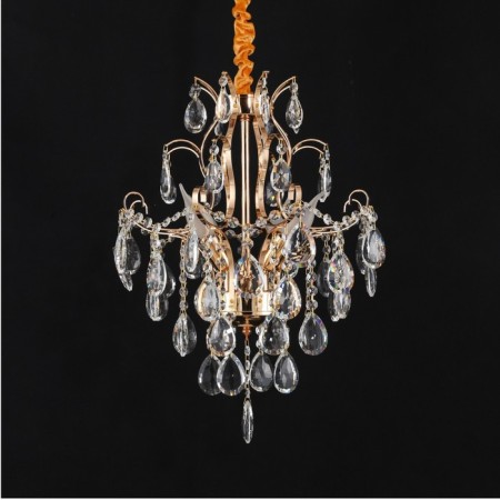 Crystal Crystal Economic light 13001/3FGD+CL, 4x40W, E14, 85x35x35 cm, gold color