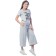 Female suitable costume, size 44, color gray-melange