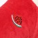Sweater "Arbuz", velor, size L (DS 35, Osh 30, OG 45 cm), red